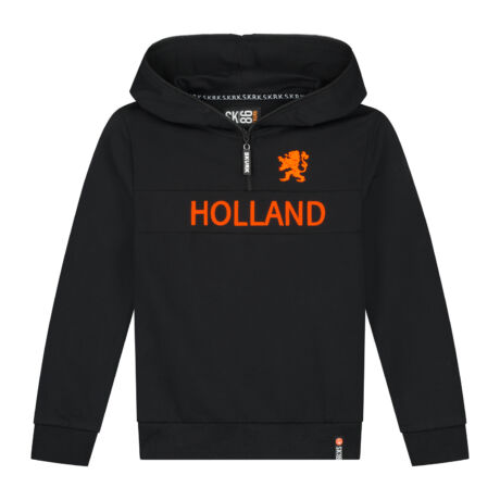 Holland jongens hoodie wk max verstappen oranje zwarte hoodie