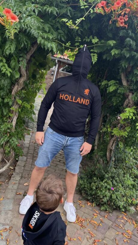 Holland hoodie wk max verstappen oranje zwarte hoodie maat S M L XL