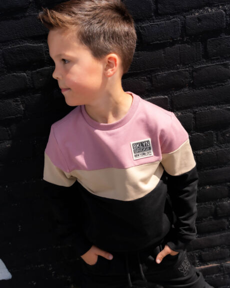 SKURK Sweater Sjoerd Roze - Afbeelding 3