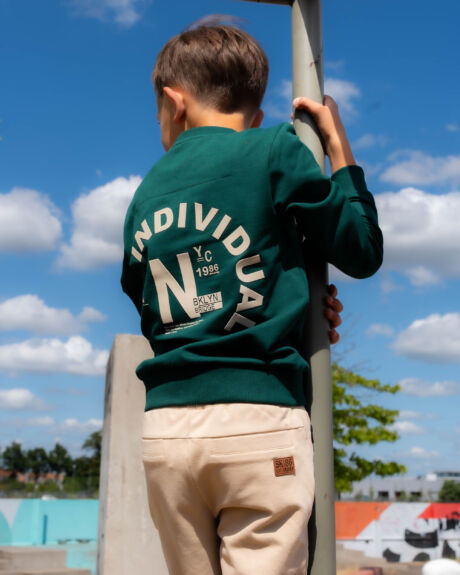 SKURK Jongensbroek Beike Beige - Afbeelding 3