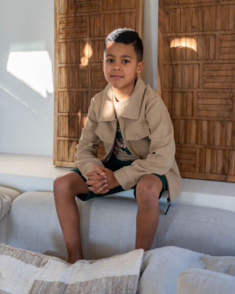 SKURK Overshirt Silly Beige - Afbeelding 3