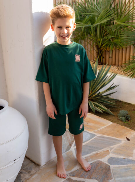 SKURK T-Shirt Tank Groen oversized fit - Afbeelding 5